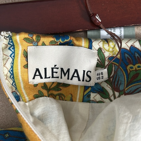 Alemais Maxi Linen Skirt Quinn size US 2 - Picture 12 of 14